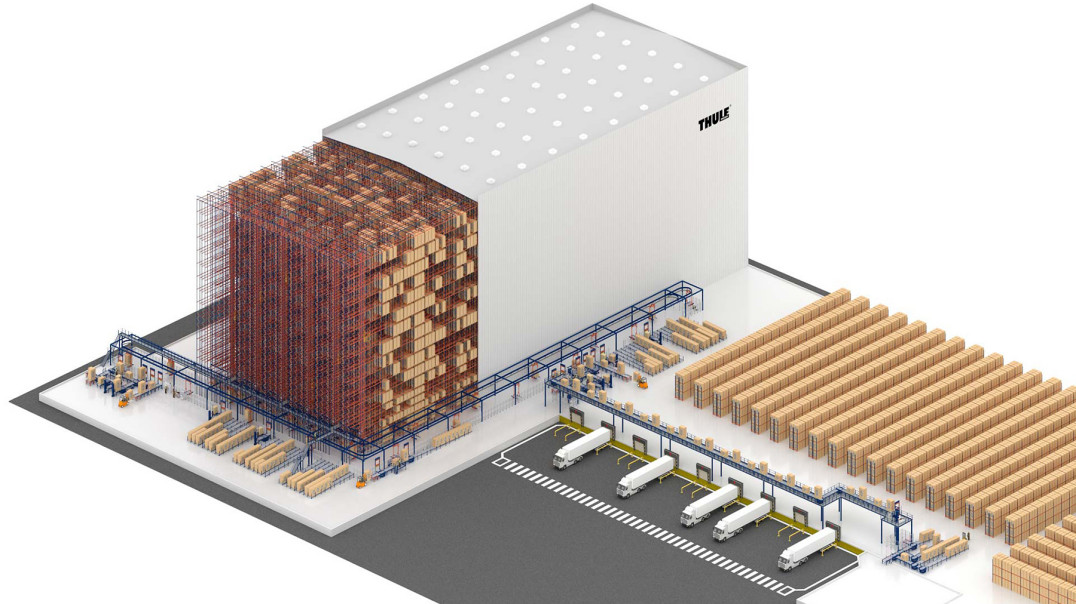 Thule centralizuje dystrybucję w Europie: nowoczesny zautomatyzowany magazyn w Krzyżu Wielkopolskim