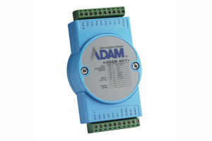 ADAM-4017+ - uniwersalny moduł wejść analogowych firmy Advantech