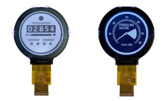 Okrągłe wyświetlacze LCD 