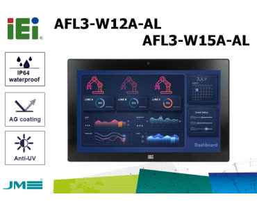 Ekonomiczne komputery panelowe iEi AFL3-W12A-AL i AFL3-W15A-AL