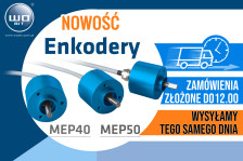 Enkodery magnetyczne MEP40 i MEP50 z rozdzielczością do 16 384 imp/obr dostępne w ofercie WObit. Wysyłka w 24h