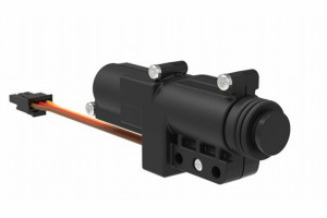 Małogabarytowy siłownik elektroniczny o stopniu ochrony IP55 do zamków obrotowych