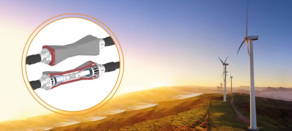 Elastyczne, łatwe w montażu złącza wysokonapięciowe 145 kV do farm wiatrowych