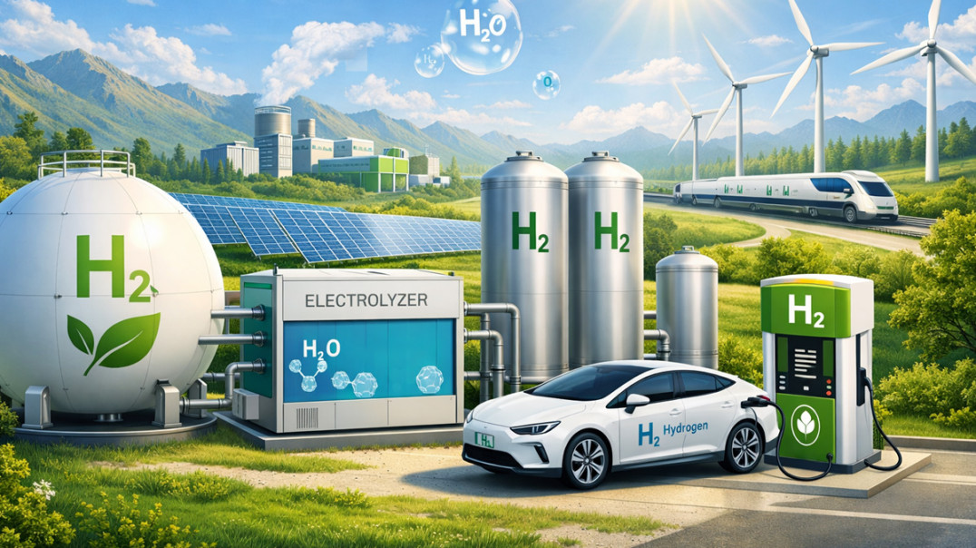 Rynek zielonego wodoru z 39% wzrostem