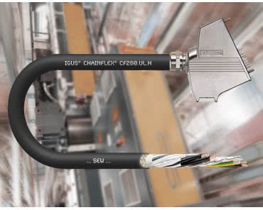 Nowy przewód igus do silników SEW i Siemens