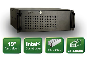Przemysłowy komputer 19-calowy half-size z mikroprocesorem Core i3 10. generacji