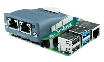 Płytka adaptera do komunikacji Raspberry Pi z modułami Anybus CompactCom