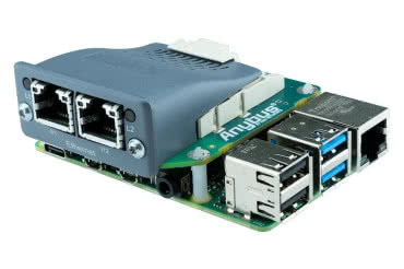 Płytka adaptera do komunikacji Raspberry Pi z modułami Anybus CompactCom 