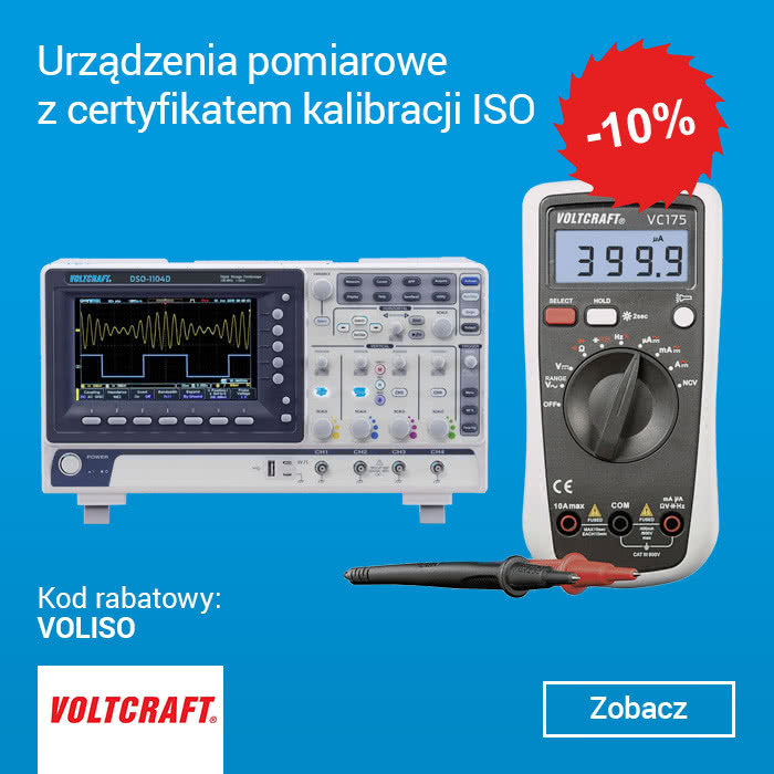 Urządzenia Voltcraft z certyfikatem kalibracji ISO w niższych cenach! 