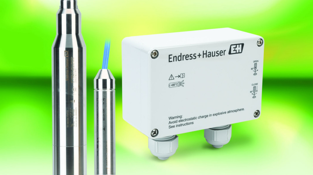 Zatapialne czujniki poziomu Waterpilot firmy Endress Hauser w ofercie AutomationDirect