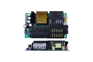 Niskoprofilowe zasilacze sieciowe open-frame 127 x 76 mm o mocy znamionowej do 600 W