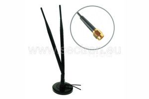 Antenna GSM/UMTS/LTE MIMO, 3dB, 2xSMA(m), 1m RG174