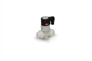 Zawory elektromagnetyczne Hayward serii SV w wersji antykorozyjnej z fluoropolimeru PVDF