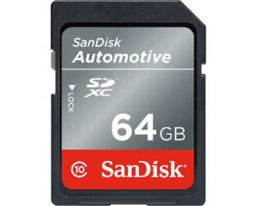 Flashowe karty SanDisk dla rynku Automotive