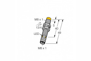 Czujnik indukcyjny NI6U-EG08-RP6X-V1131