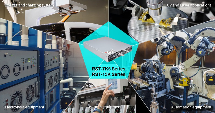 Zasilacze 3-fazowe dużej mocy o napięciu wyjściowym do 380 VDC