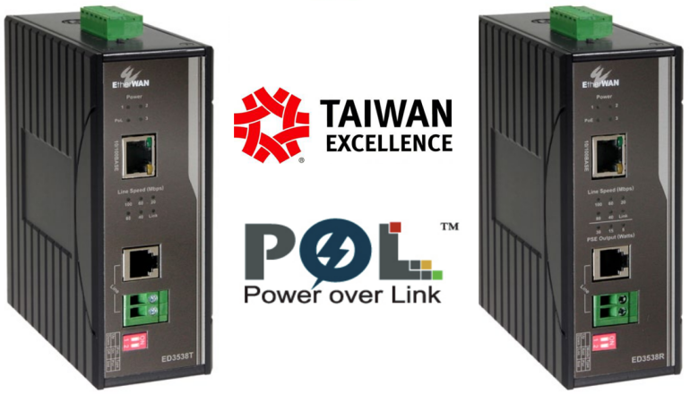 Power over Link™ na przykładzie extenderów ED3538 