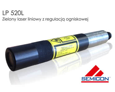 Nowość w ofercie firmy SEMICON: zielony laser liniowy o regulowanej ogniskowej