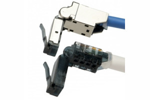 Elastyczne wtyki Cat6A Flex Connector w wersji ekranowanej i nieekranowanej