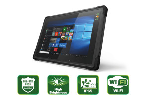 Tablet przemysłowy z mikroprocesorem Celeron N4120 i 10-calowym wyświetlaczem 1920 x 1200 pikseli