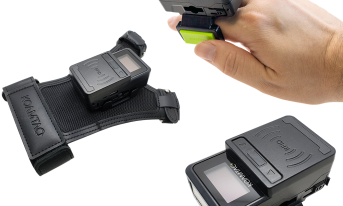 Przenośny, ergonomiczny skaner kodów kreskowych i znaczników RFID