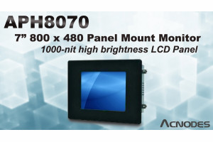 Siedmiocalowy monitor panelowy LCD o jasności 1000 cd/m&sup2; 