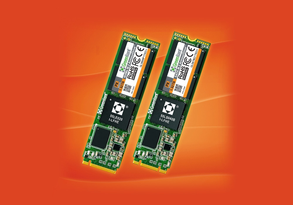 Przemysłowe pamięci SSD NVMe i SATA M.2 o pojemności 2 TB