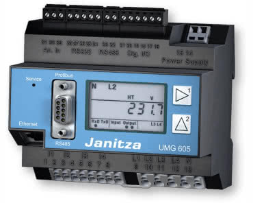 UMG 605 – Zaawansowany analizator jakości energii elektrycznej