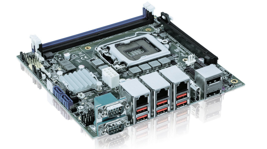 Przemysłowa płyta główna Mini-ITX do mikroprocesorów Intel 8. generacji