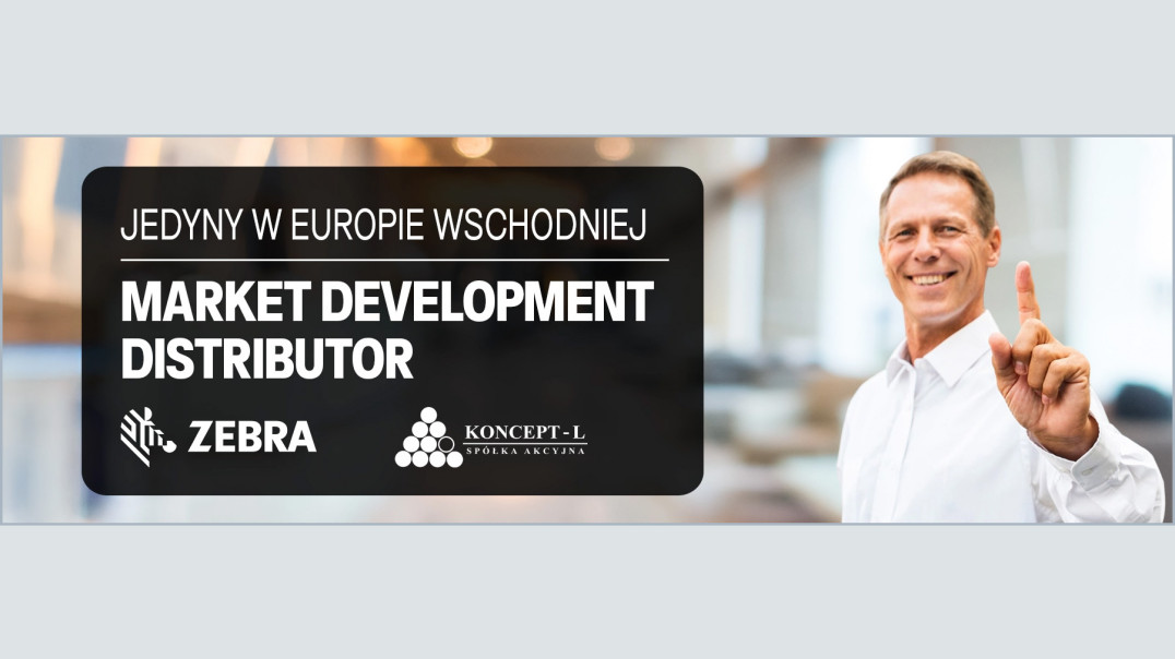 Koncept-L jedynym Market Development Distributorem Zebra Technologies w Europie Wschodniej