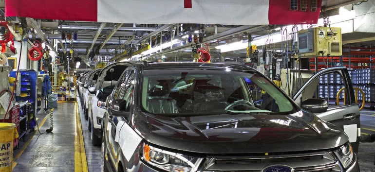 Ford Motor zainwestuje prawie 2 mld dolarów w kanadyjskie fabryki 