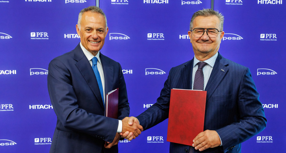 W stronę kolei dużych prędkości i transferu technologii - strategiczne partnerstwo PESA Bydgoszcz i Hitachi Rail