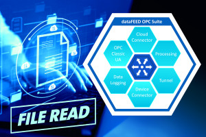 Oprogramowanie dataFEED OPC Suite Extended z funkcją odczytu danych procesowych z plików XML