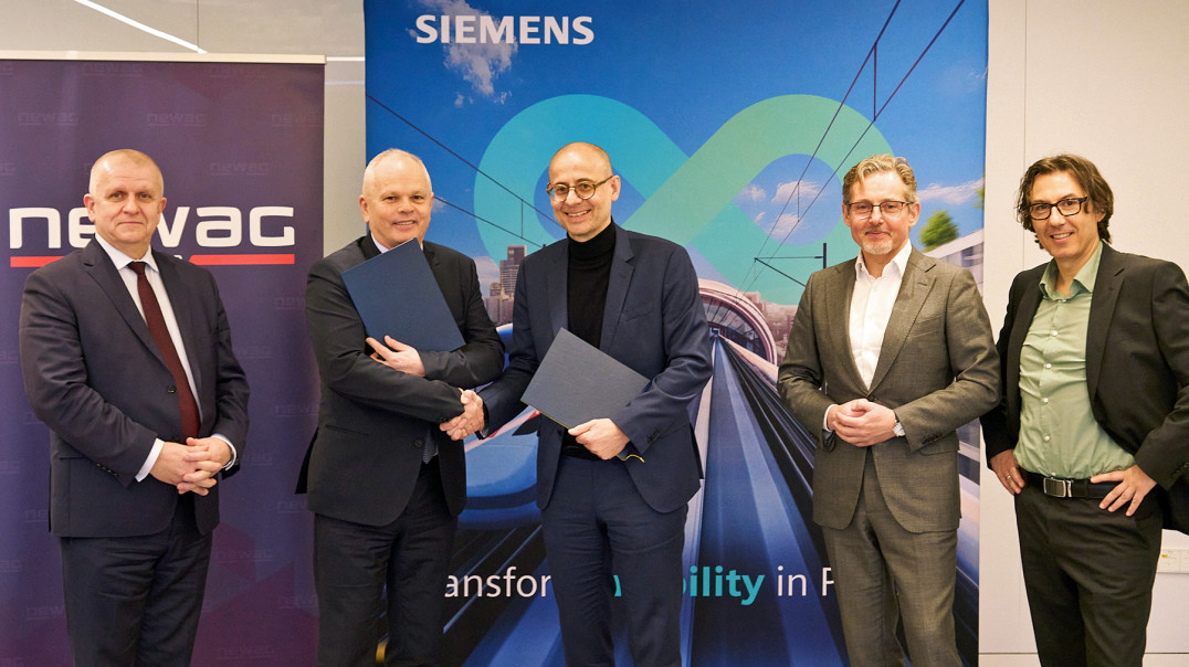 Siemens i NEWAG będą razem pracować na rzecz rozwoju polskiego kolejnictwa