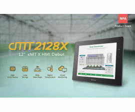 12-calowy interfejs HMI z 4-rdzeniowym mikroprocesorem i 4 GB pamięci Flash