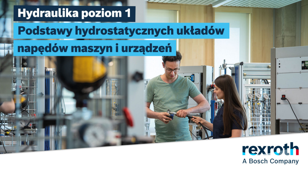 Podstawy hydrostatycznych układów napędów maszyn i urządzeń (hydraulika poziom 1) - marzec 2026