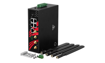 Przemysłowy router WiFi dual-radio 2,4/5 GHz z bramką dostępową Modbus