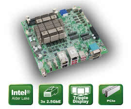 Płyta główna formatu Mini-ITX do współpracy z mikroprocesorami Alder Lake 12. i 13. generacji