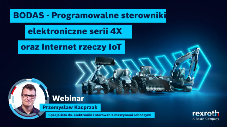 Webinarium: BODAS - Programowalne sterowniki elektroniczne serii 4X oraz Internet rzeczy IoT 