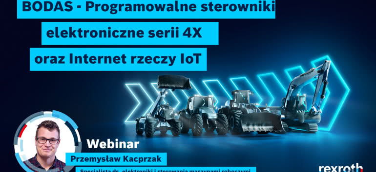 Webinarium: BODAS - Programowalne sterowniki elektroniczne serii 4X oraz Internet rzeczy IoT 