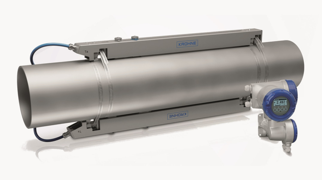 Ultradźwiękowy przepływomierz clamp-on Optisonic 6300 w nowej wersji z szynami ze stali nierdzewnej