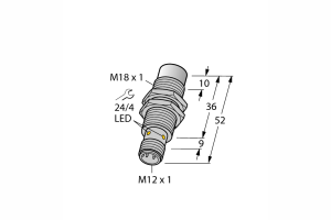 Czujnik indukcyjny M18 - NI15U-EM18WD-AP6X-H1141