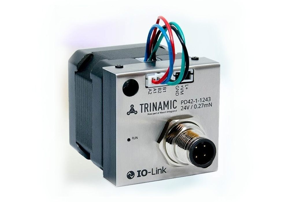 Inteligentny siłownik obrotowy z wbudowanym silnikiem krokowym NEMA 17