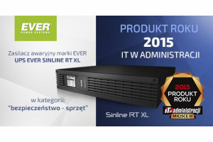 UPS EVER SINLINE RT “Produktem Roku 2015” wg IT w Administracji