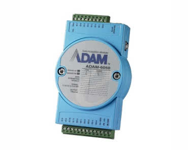 ADAM-6050 – Zdalny moduł wejść/wyjść cyfrowych z obsługą protokołu Modbus/TCP firmy Advantech