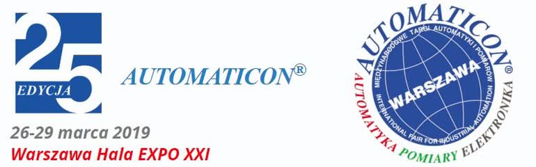 AUTOMATICON 2019 - XXV Międzynarodowe Targi Automatyki i Pomiarów 