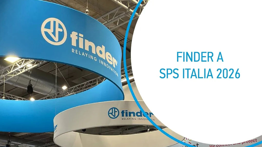 Finder na SPS Italia 2026: automatyka przemysłowa i kontrola energii
