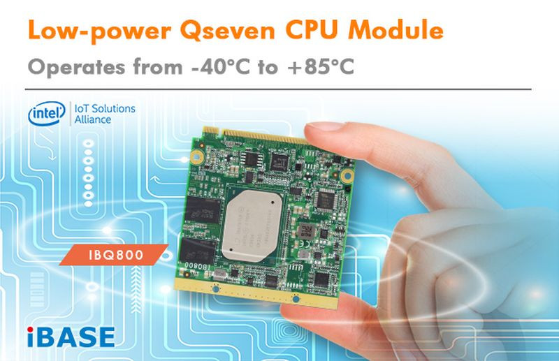 Nowy moduł CPU formatu Qseven do pracy w zakresie temperatur otoczenia od -40 do +85°C