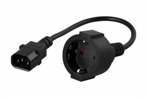 Adapter IEC 320 C14 na SCHUKO