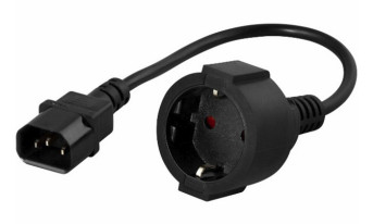 Adapter IEC 320 C14 na SCHUKO